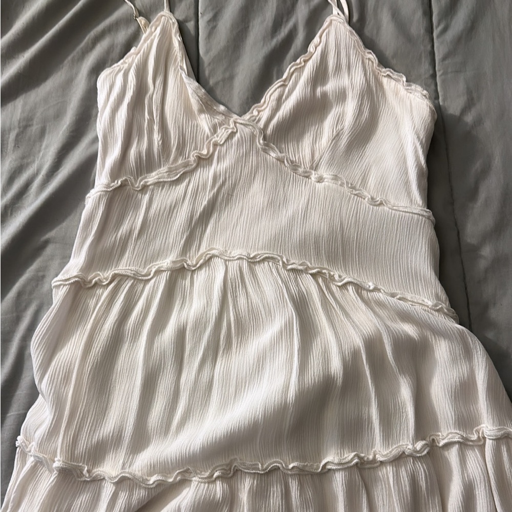 Cute white mini dress